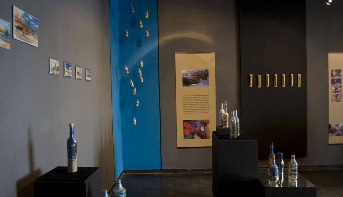 SAP 163 - Garrafas que Quardam Símbolos e Sonhos- AArte em areia